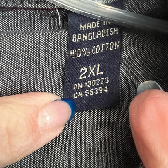 Men’s 2XL Wrangler Plaid Shirt - Picture 5 of 7